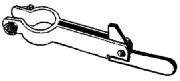1 5/8 GATE KEEPER W/B POLY-BLK